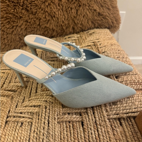 Dolce Vita Kanika Pearl heels (light blue) - Picture 1 of 6